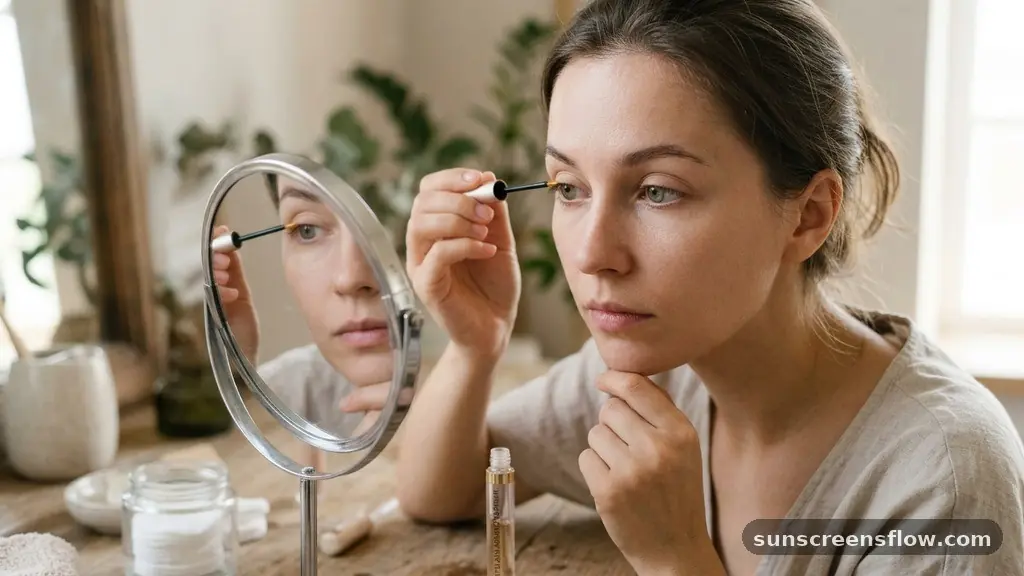 Preparing Your Eyes for Serum Application - how to apply eyelash serum