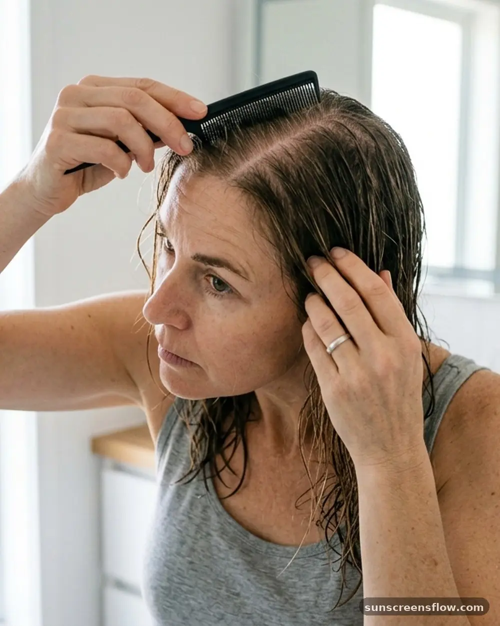 Preparing Your Scalp for Optimal Absorption - how to use nutrafol hair serum