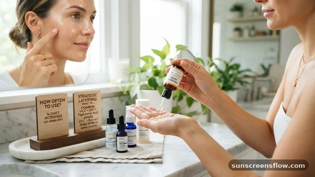Strategic Layering: What to Avoid and What to Combine - how often should you use vitamin c serum