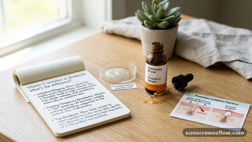 The Chemistry of Vitamin C and Potential Irritation - can vitamin c serum cause breakouts