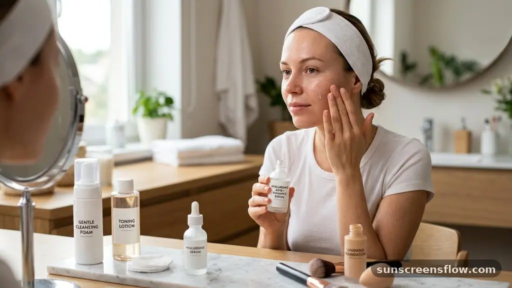The Foundation of Proper Application: Cleansing and Toning - when to apply serum on face