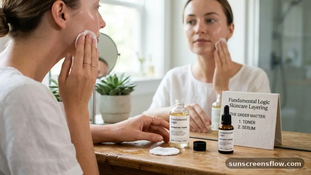 The Fundamental Logic of Skincare Layering - what goes first serum or toner
