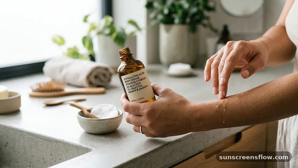 The Role of Exfoliating Acids in Body Care - what is body serum