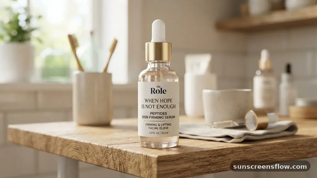 The Role of Peptides in Skin Firming - when hope is not enough serum