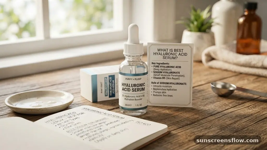 The Role of Sodium Hyaluronate - what is the best hyaluronic acid serum