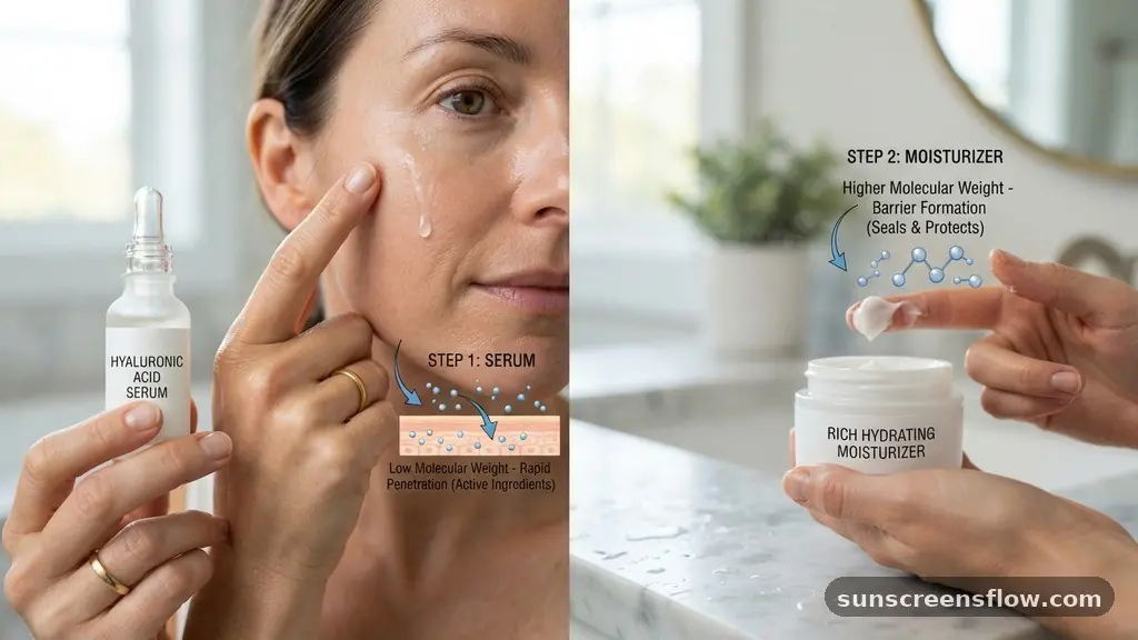 The Science of Absorption and Molecular Weight - do you put serum on before or after moisturizer