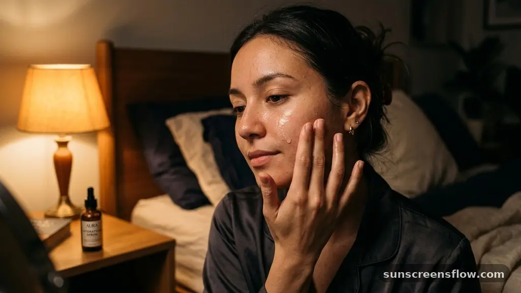 The Science of Evening Skin Absorption - how to apply serum on face at night