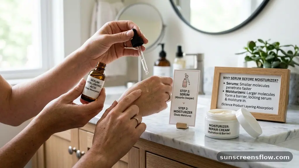 The Science of Product Layering and Absorption - does serum go on before moisturizer