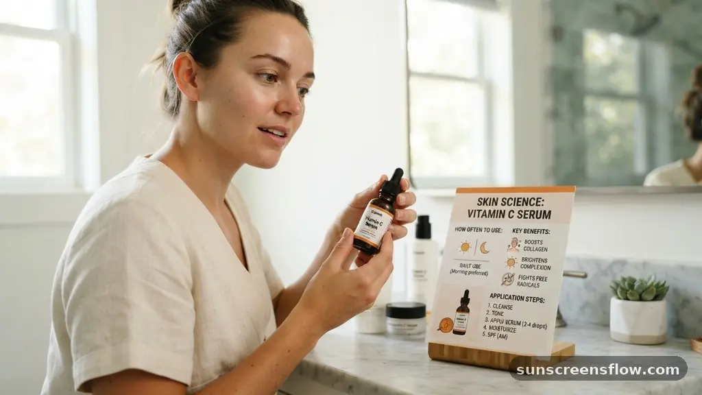 The Science of Topical Antioxidants and Skin Health - how often should you use vitamin c serum