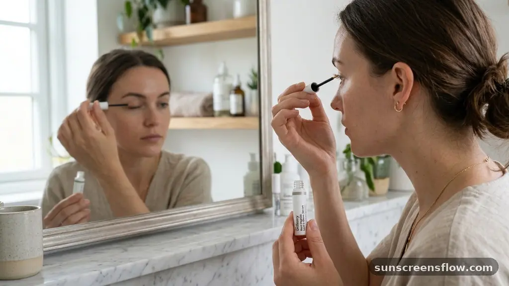 Understanding the Science Behind the Multi-Peptide Lash and Brow Serum - how to use the ordinary lash serum