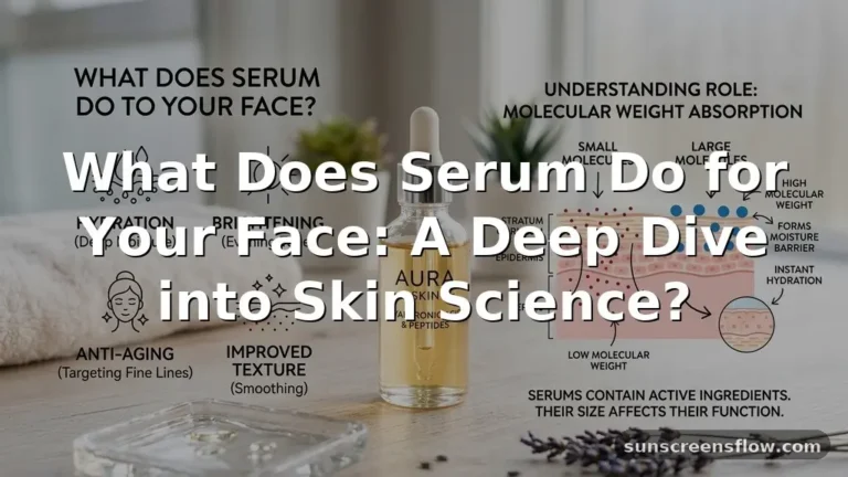 what does serum do for your face