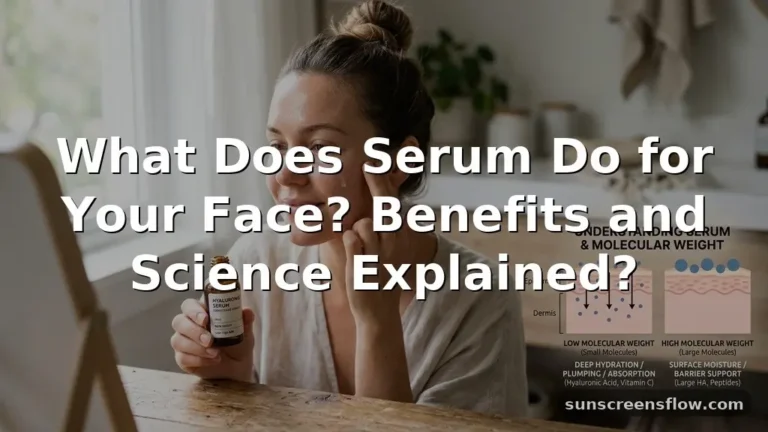 what does serum do for your face