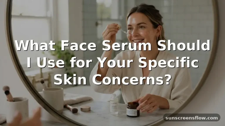 what face serum should i use