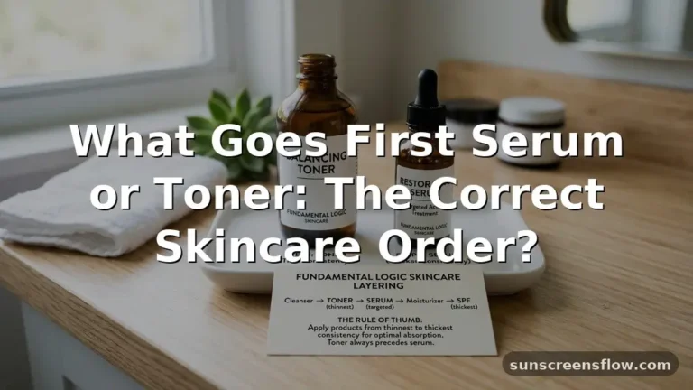 what goes first serum or toner