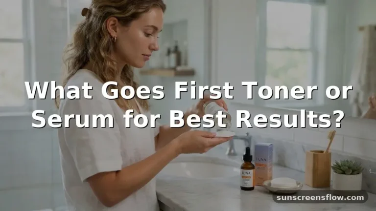 what goes first toner or serum