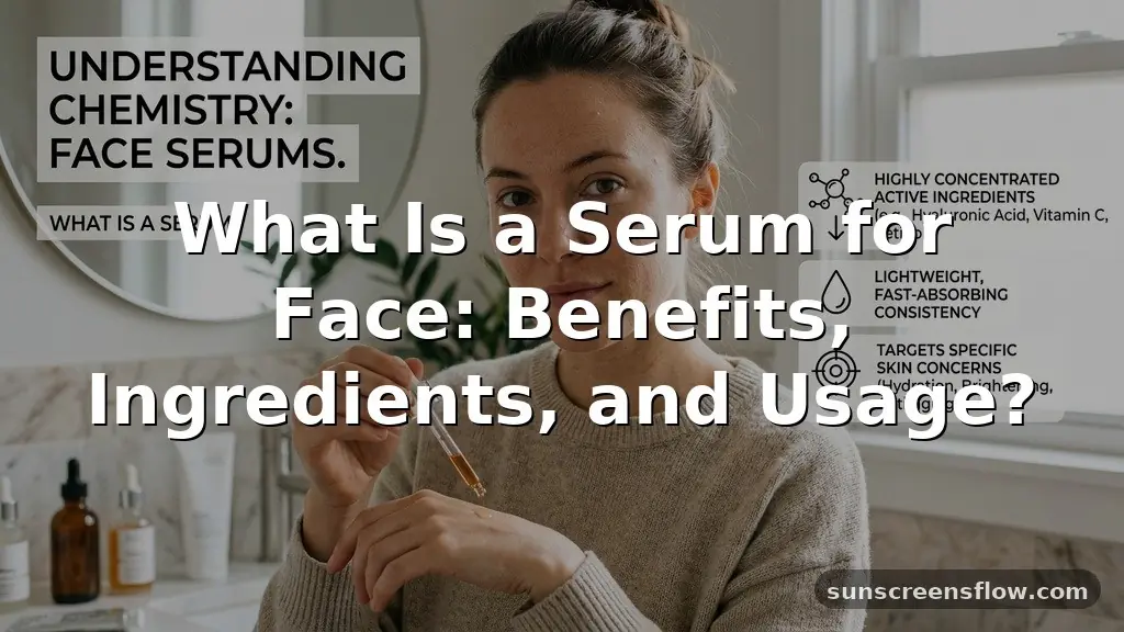 what is a serum for face