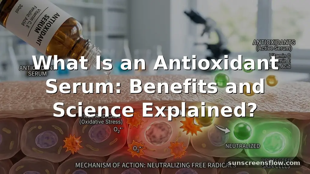 what is an antioxidant serum