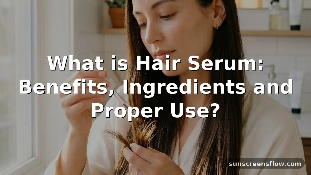 what is hair serum
