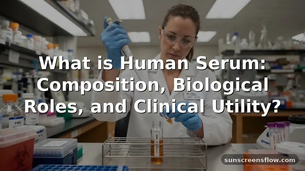 what is human serum