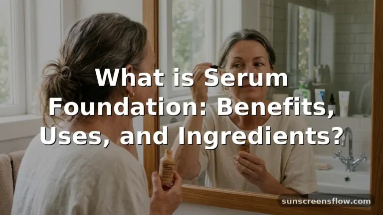 what is serum foundation
