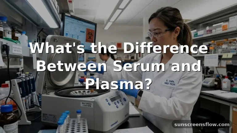 what's the difference between serum and plasma