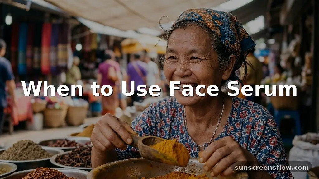when to use face serum