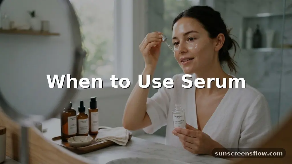 when to use serum