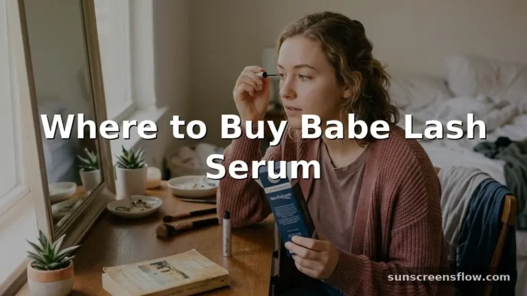 where to buy babe lash serum