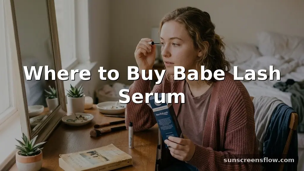 where to buy babe lash serum