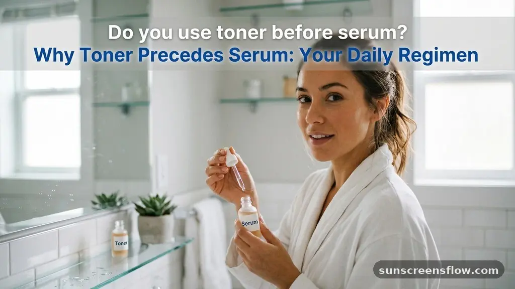 Why Toner Precedes Serum in Your Daily Regimen - do you use toner before serum